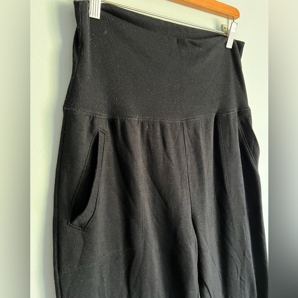 217 Beyond Yoga High Rise Joggers Black Large - Picture 3 of 12